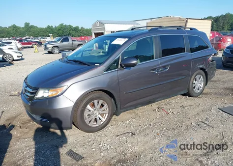 2015 Honda Odyssey Ex-L из США, поврежденный, VIN 5FNRL5H63FB016904